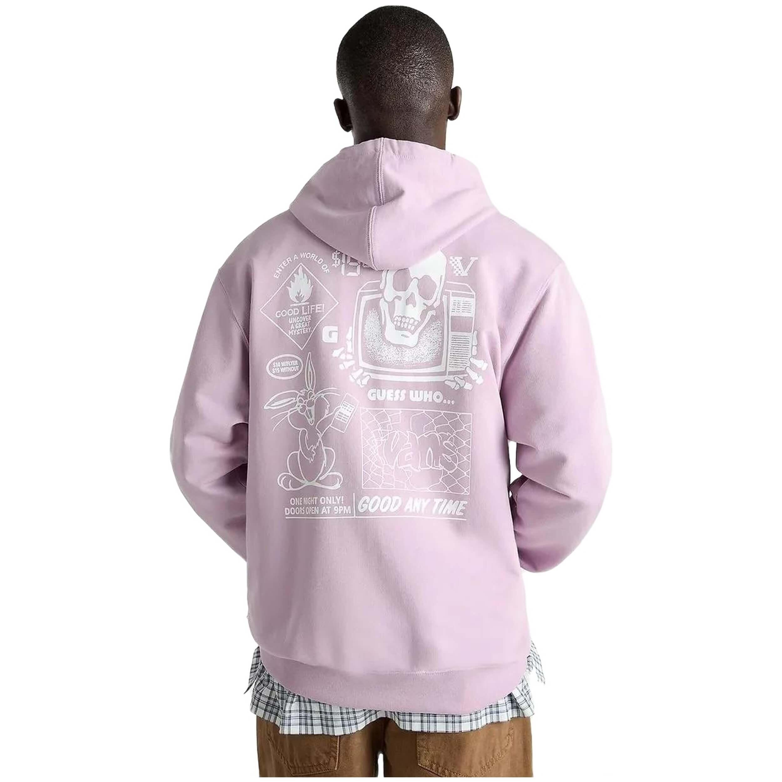 Felpa con cappuccio Vans modello VN000JE7D451 per unisex 3/4