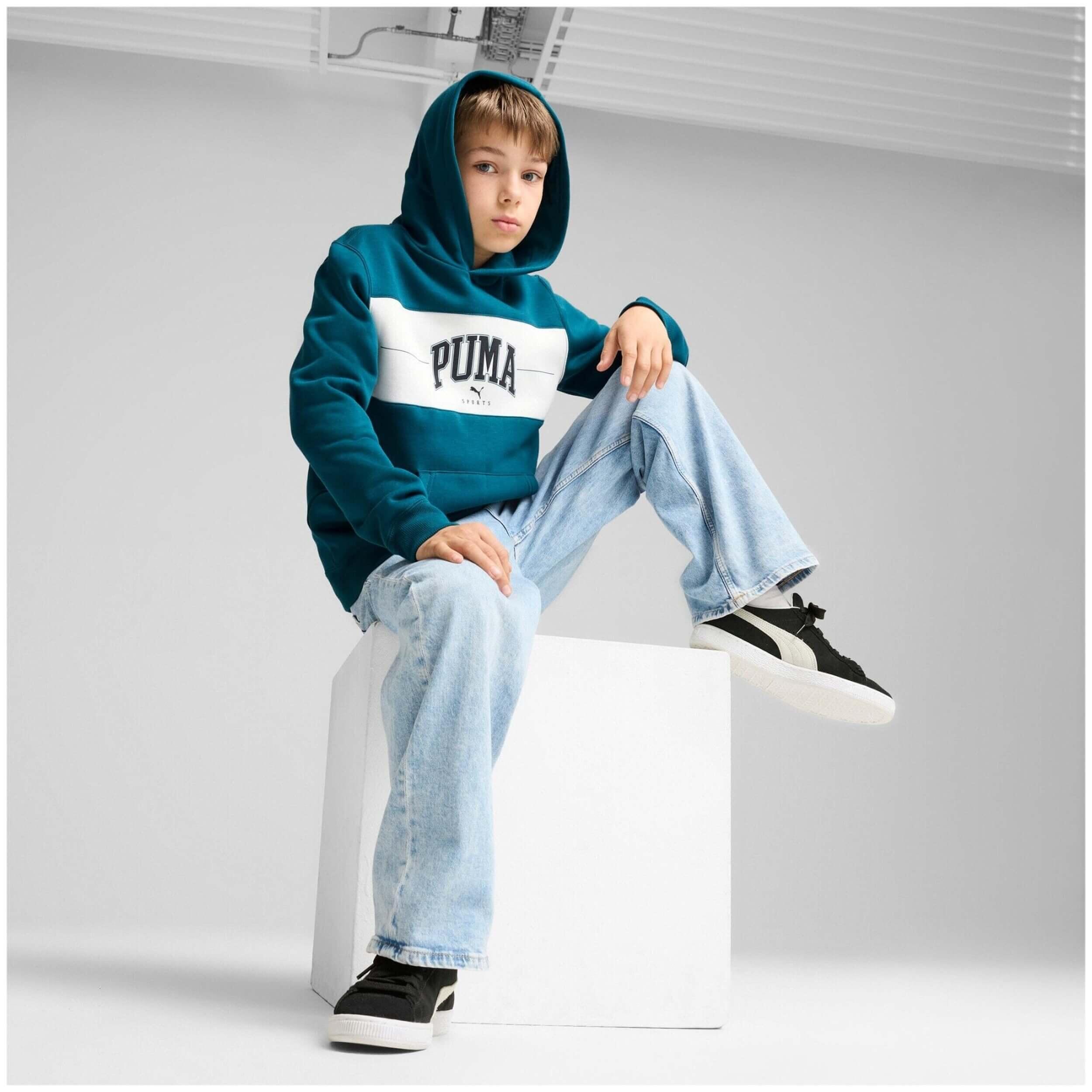 Hoodie Puma model 682775-22 voor unisex jongens 3/5