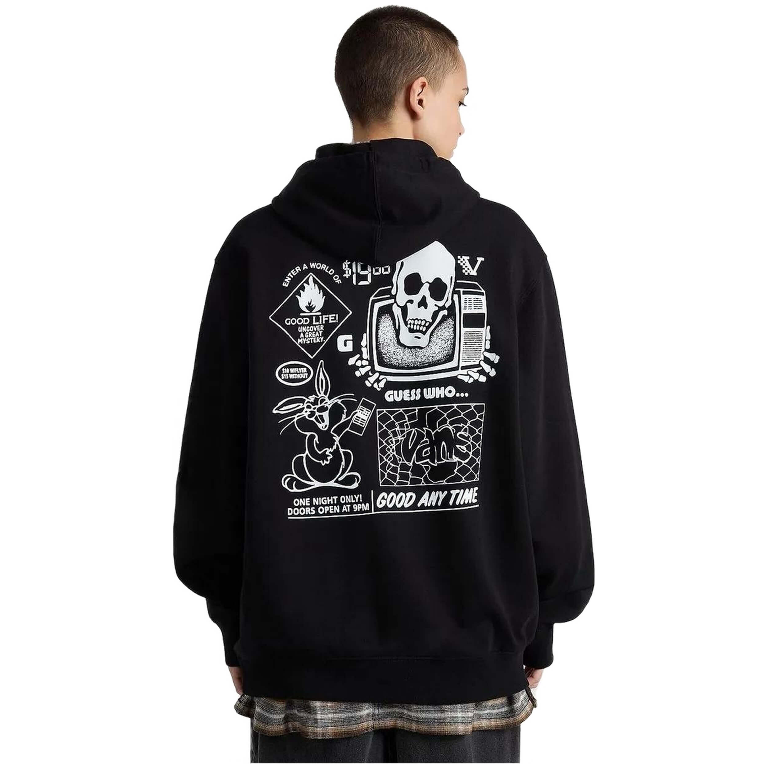 Sweat à capuche Vans modèle VN000JE7BLK1 pour homme 3/3