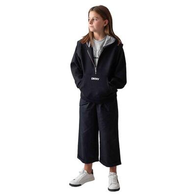 Felpa con cappuccio Dkny modello D60181_09B per unisex ragazzi