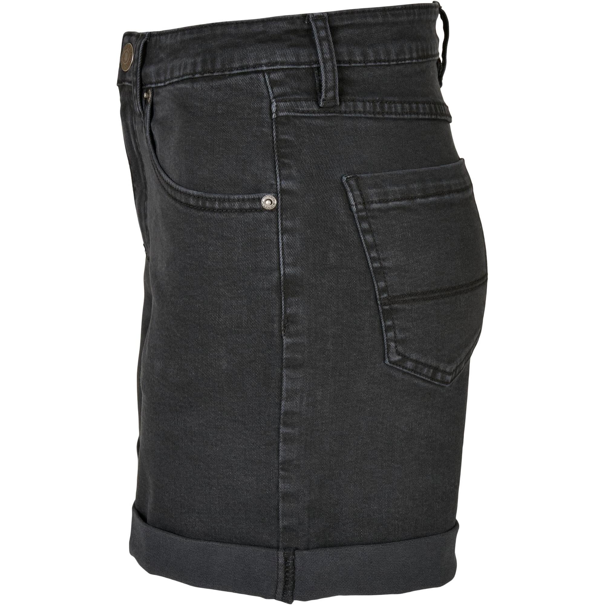 Pantaloncini Biologico Donna Urban Classics Nero 3/3