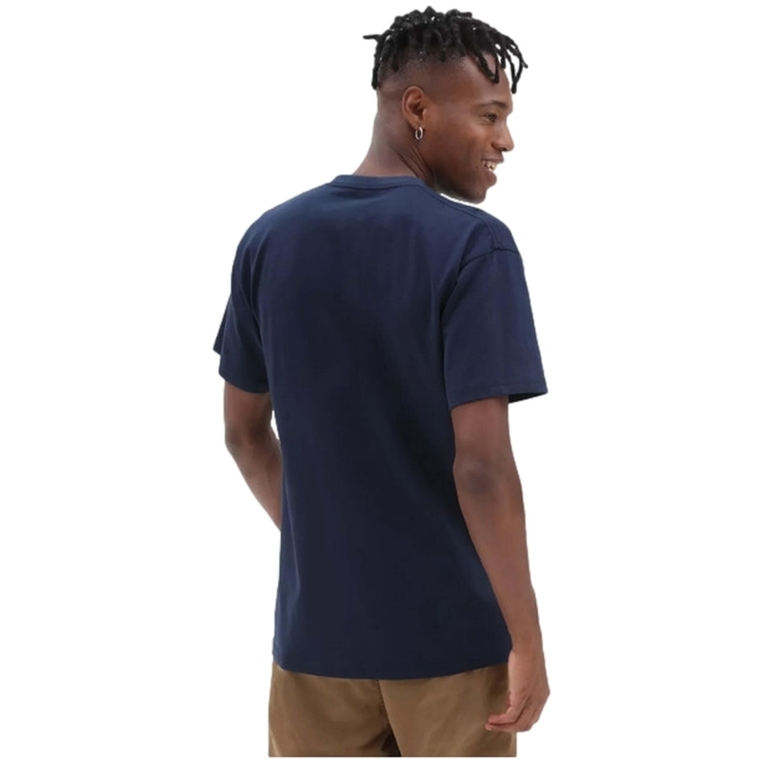 Maglia a maniche corte Vans modello VN0A5KD9LKZ1-BLUE per uomini 2/5