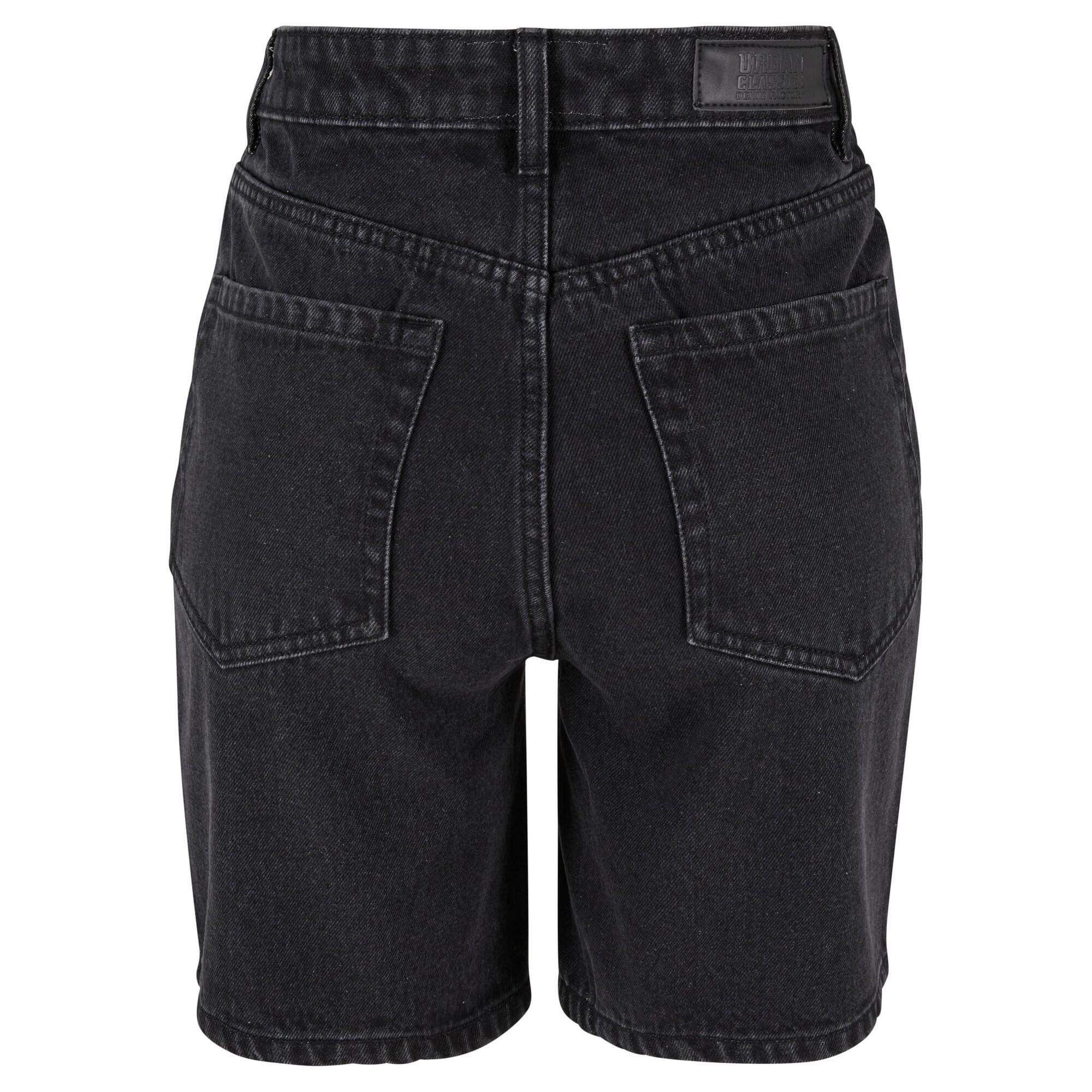 Pantaloncini Donna Urban Classics 90s Lavaggio Nero 2/4
