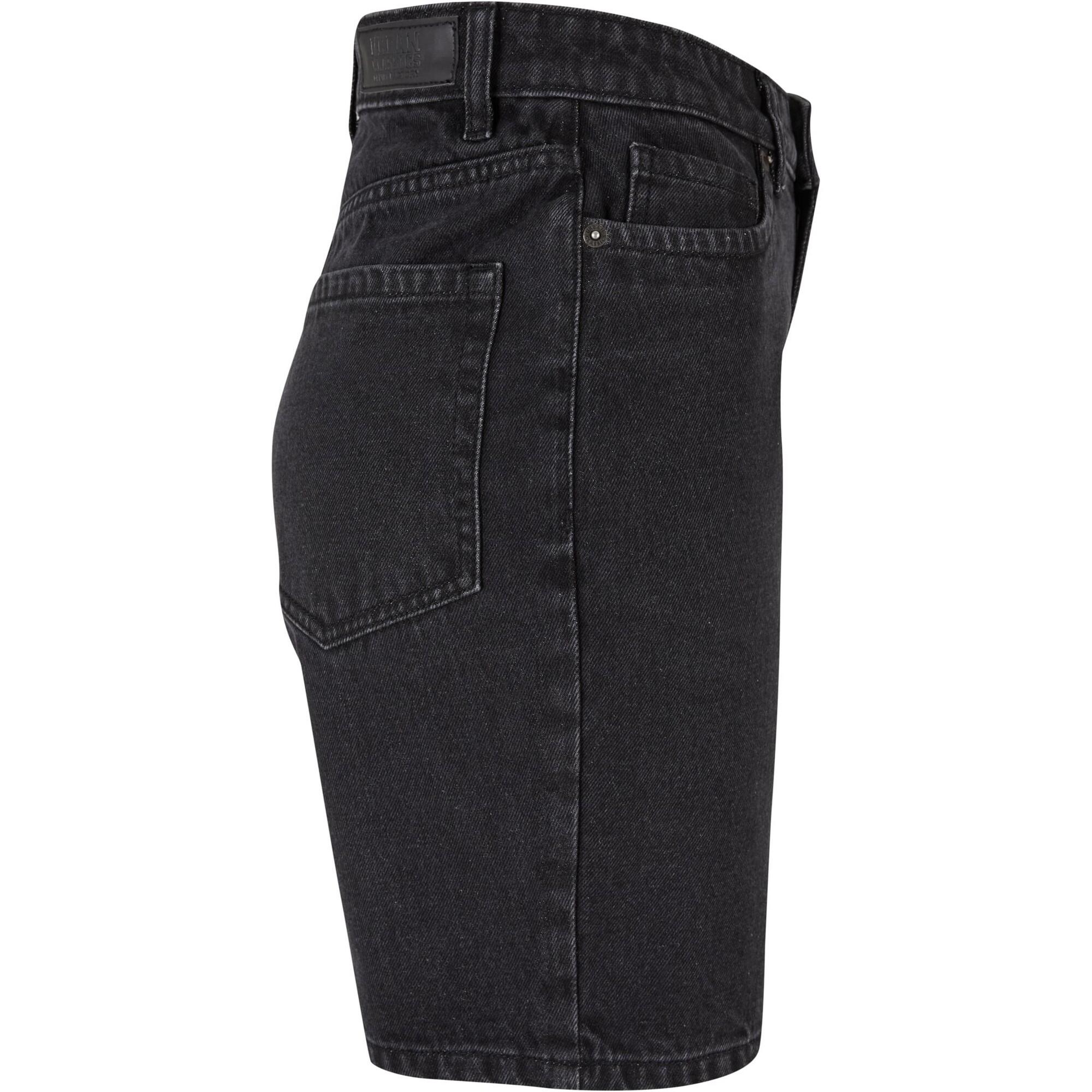 Pantaloncini Donna Urban Classics 90s Lavaggio Nero 4/4