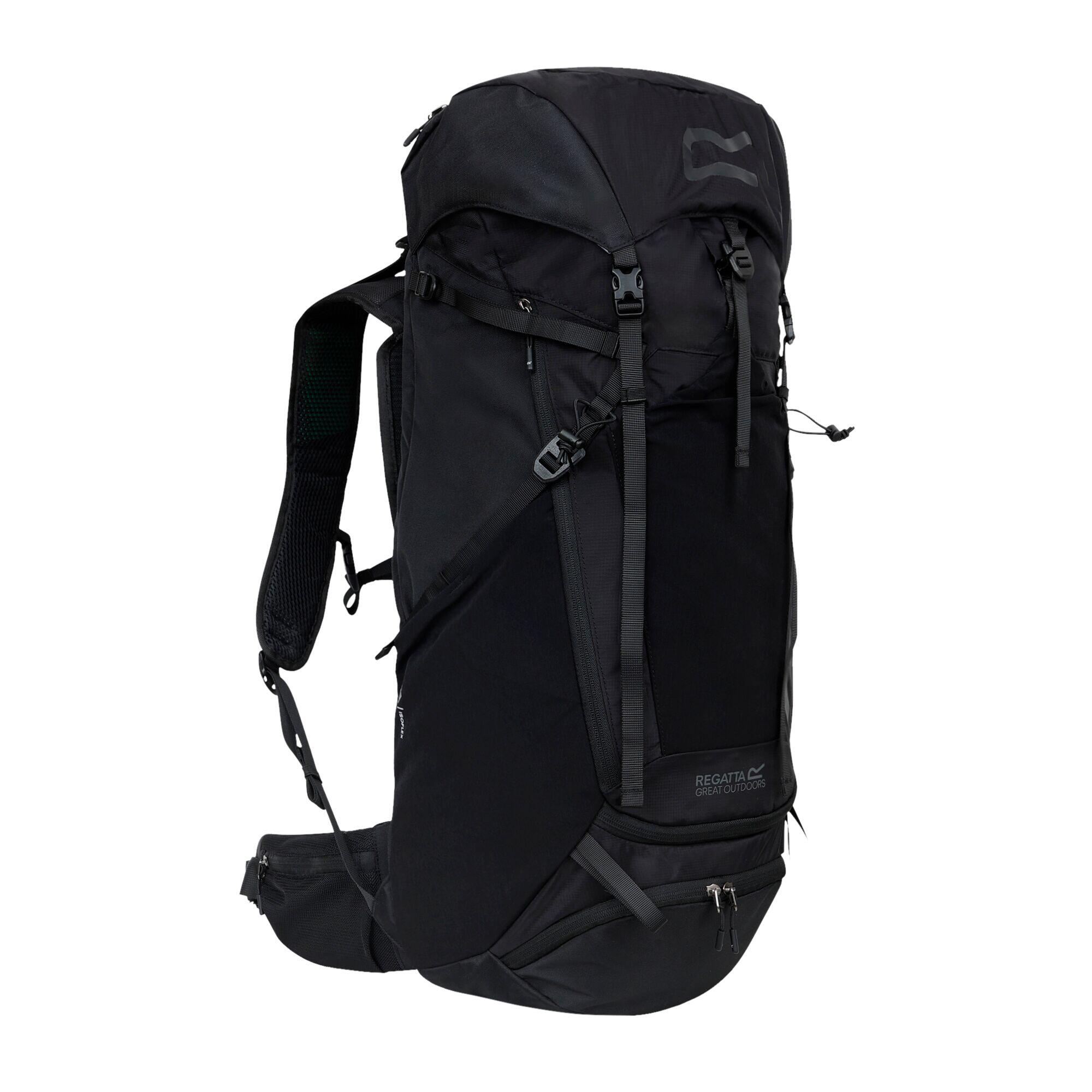 Rucksack "Blackfell IV", 65l Damen und Herren Schwarz 4/5