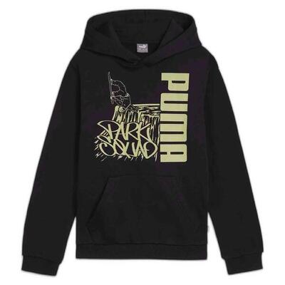 Felpa con cappuccio Puma modello 628022-01 per unisex ragazzi