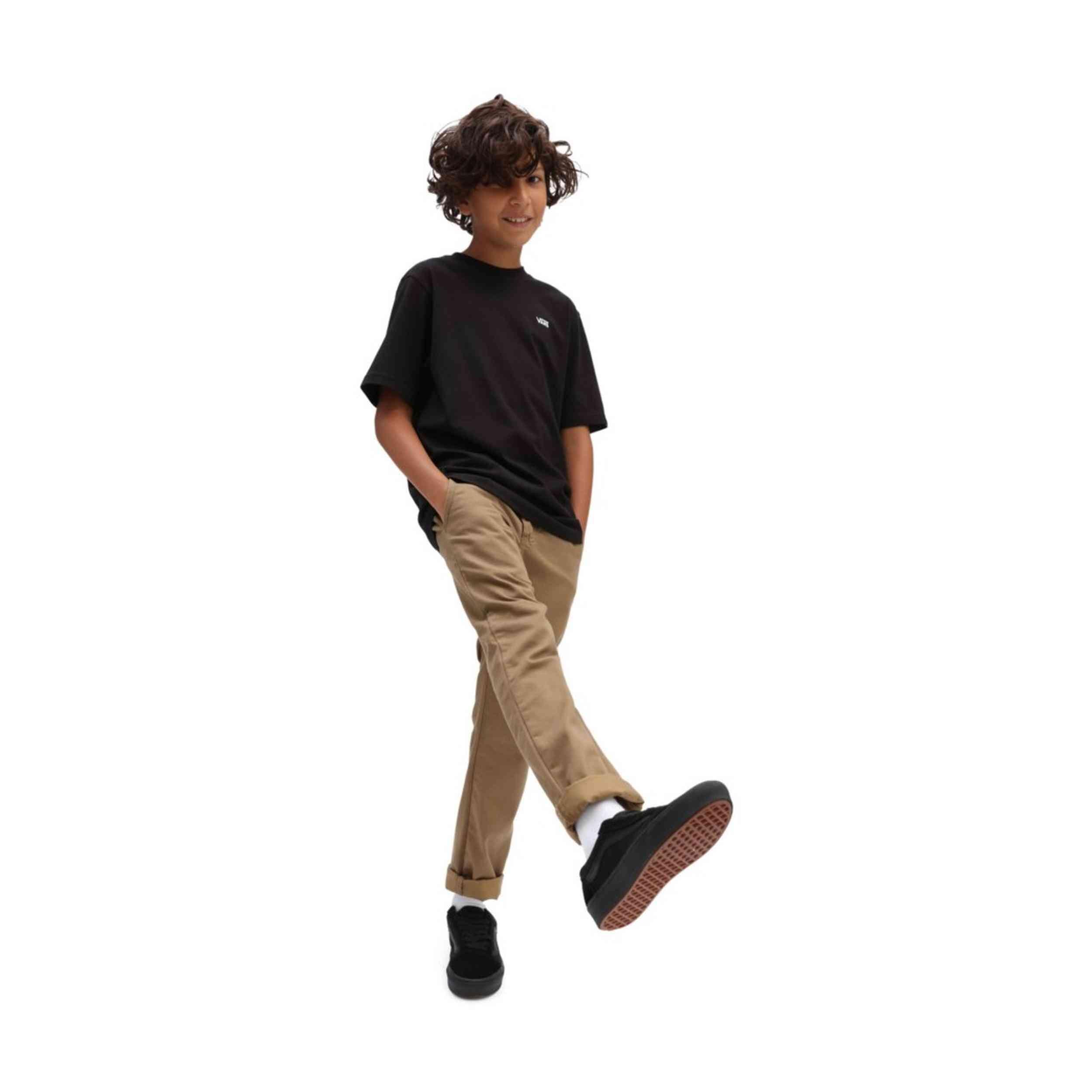 T-shirt Vans modèle VN0A4MQ3BLK1 pour enfants 3/4