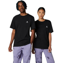 T-shirt Converse Go-To Embroidered Star Chevron, Noir, Unisexe