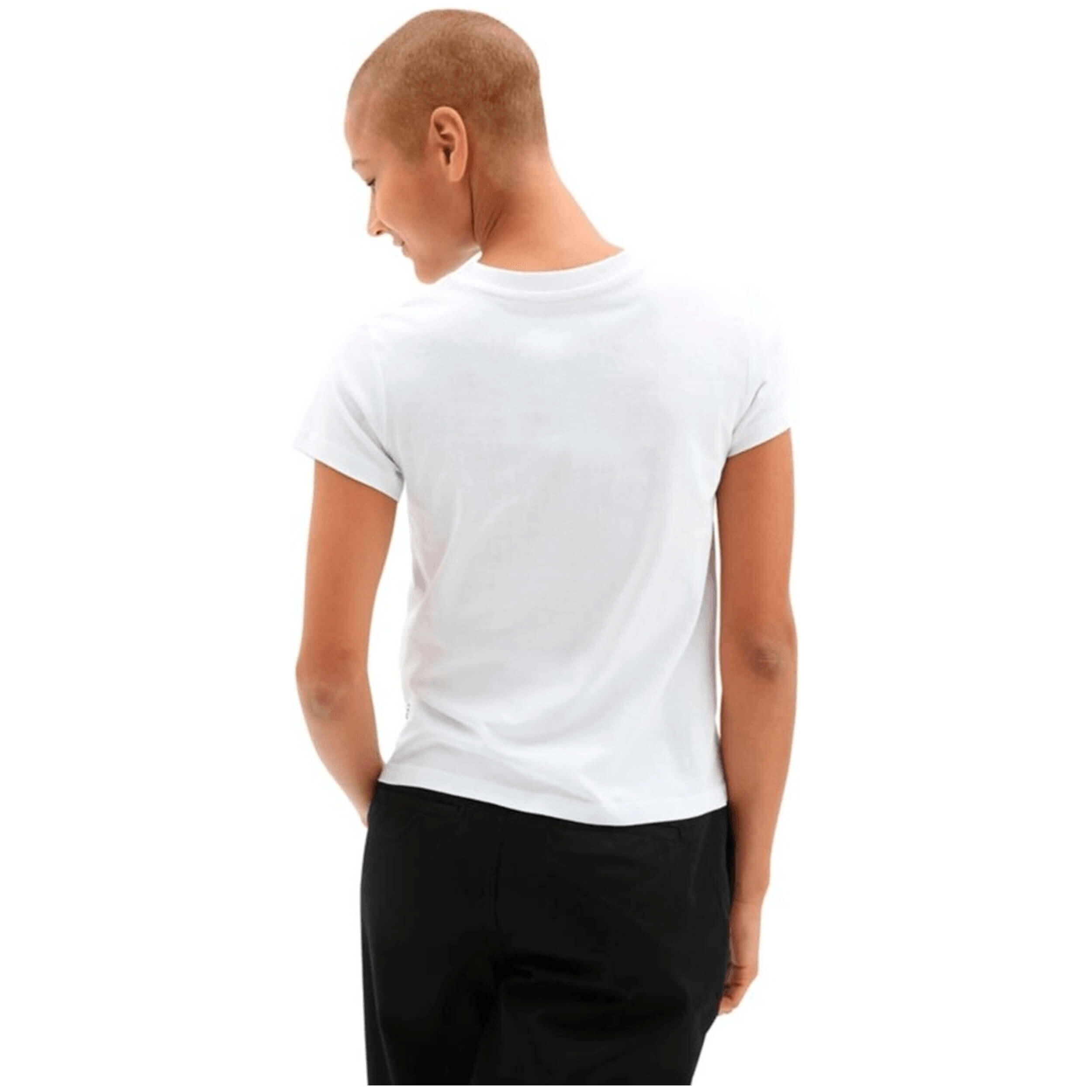 T-shirt Vans modèle VN0A3UP4WHT1 pour femmes 2/4