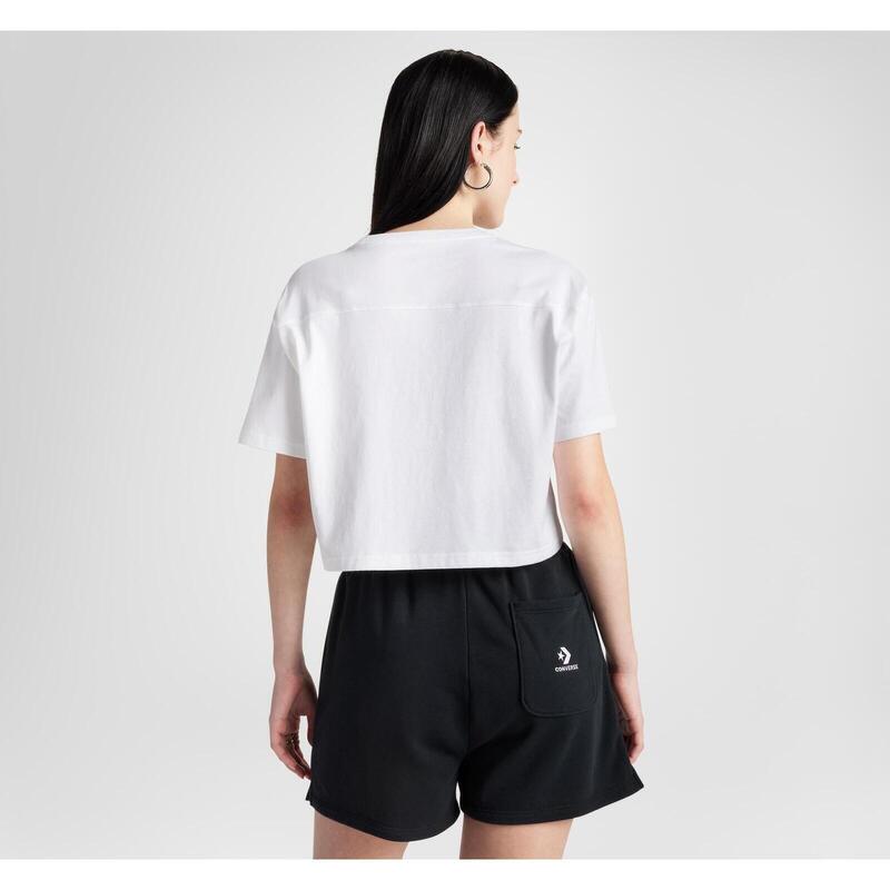 Tricou femei Converse Sporty Boxy T-Shirt, Alb