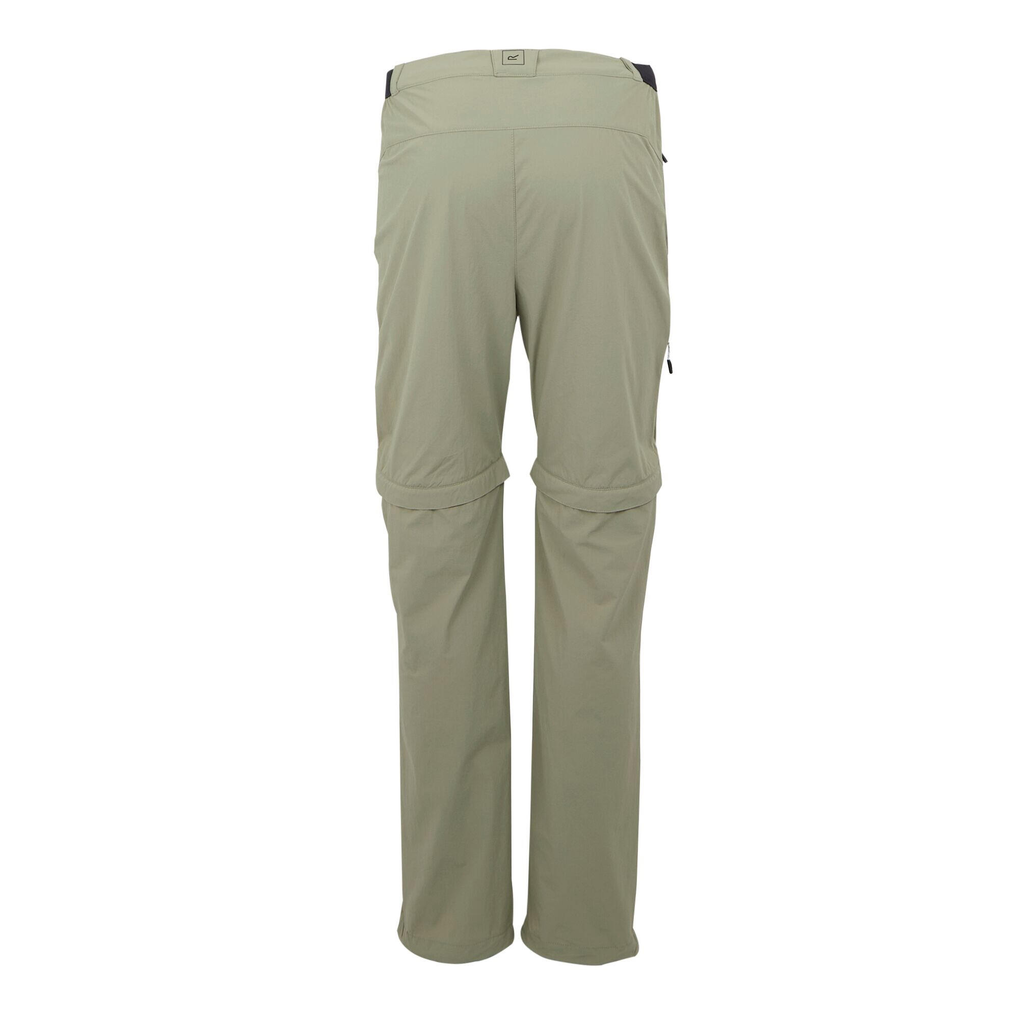 Pantalone Cerniera Rimovibile Uomo Regatta Travel Light Sabbia Dorata 2/5