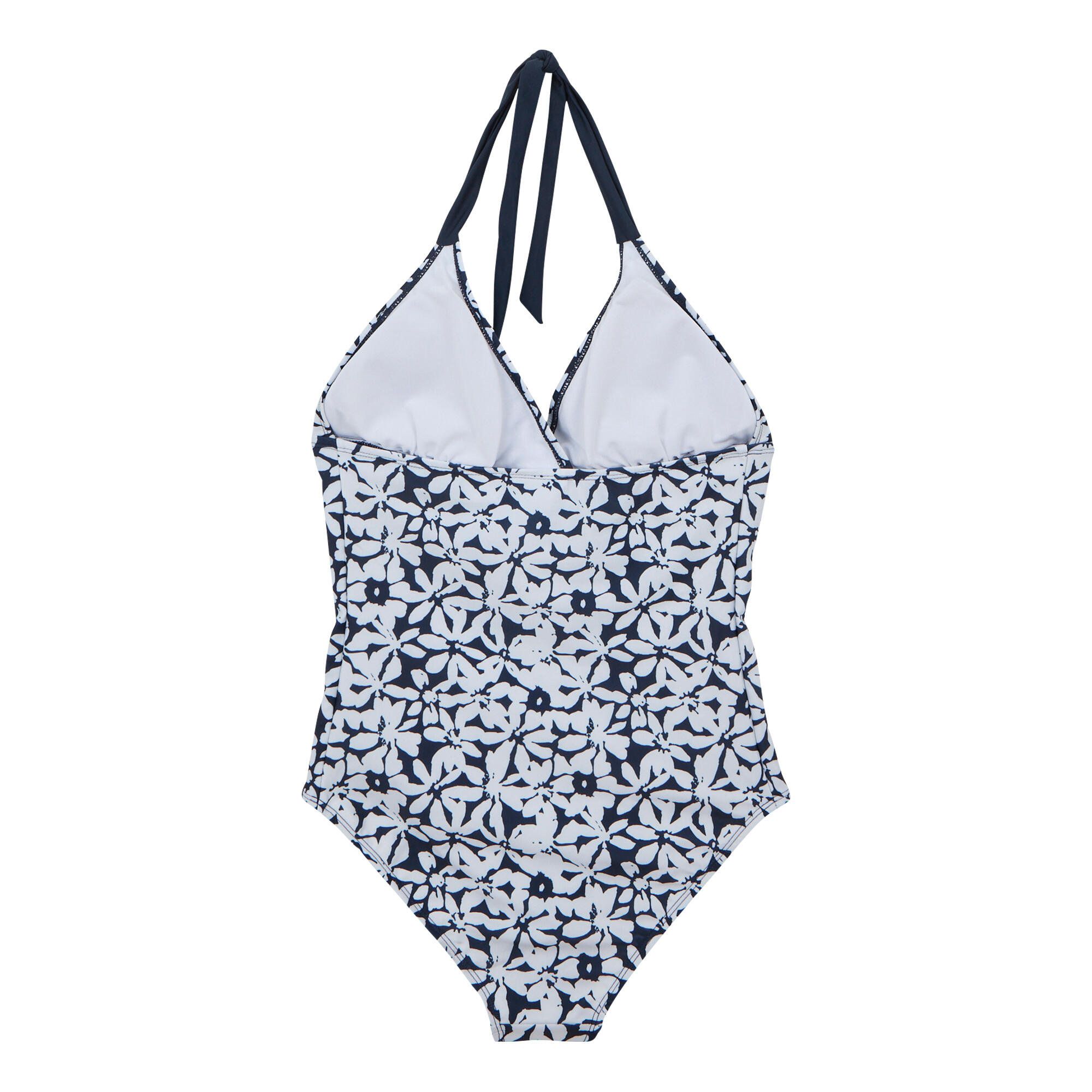Maillot De Bain 1 Pièce FLAVIA Femme (Bleu Marine / Blanc) 2/5