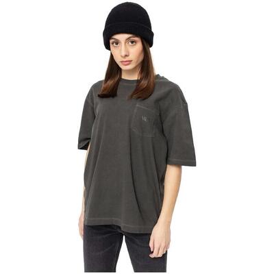 T-shirt met korte mouwen vans model vn0a53nsblk-green voor vrouwen