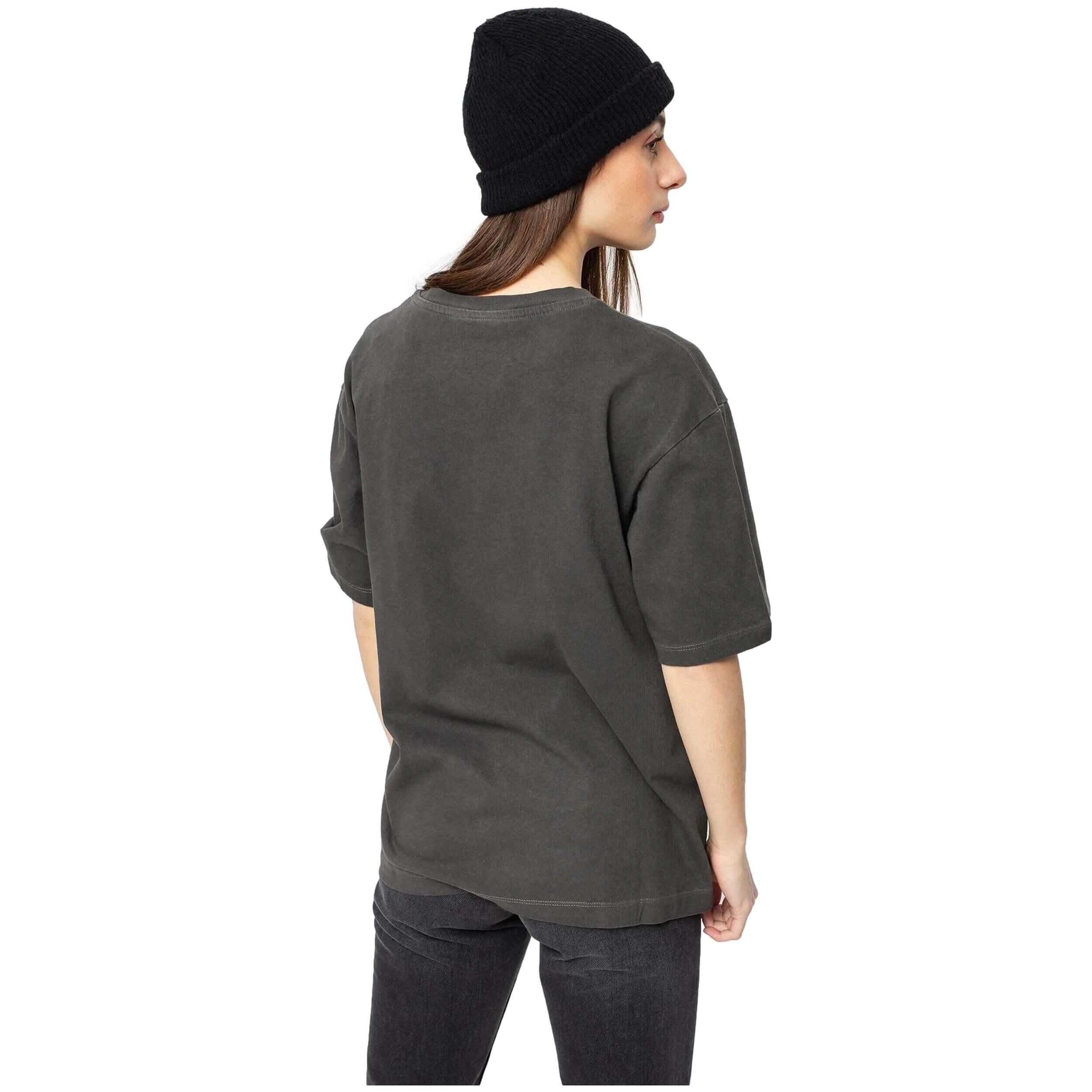 T-shirt Vans modelo VN0A53NSBLK-GREEN para mulheres 3/4