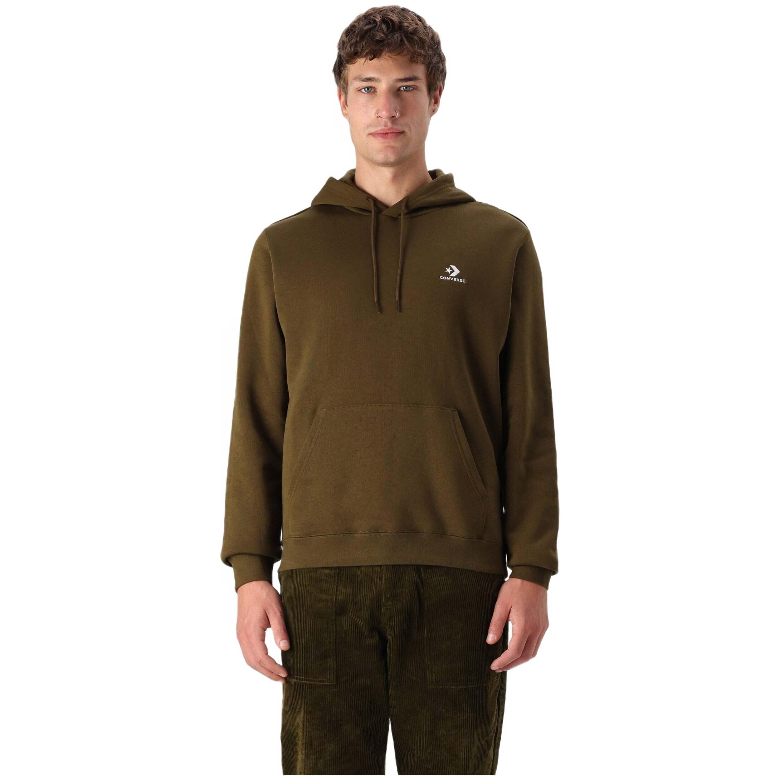 Sweat à capuche Converse modèle 10024509-A36 pour unisexe 3/5