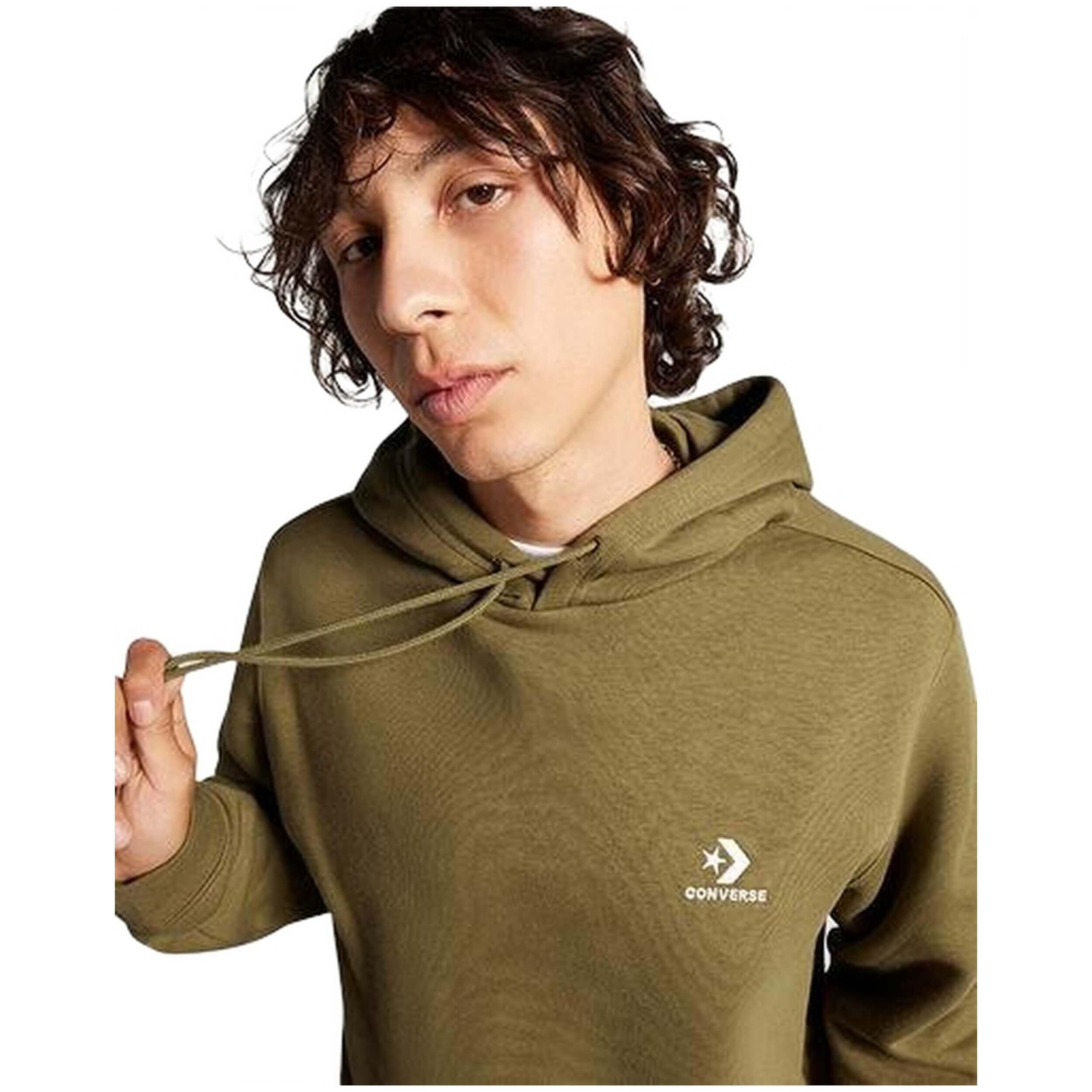 Sweat à capuche Converse modèle 10024509-A36 pour unisexe 4/5