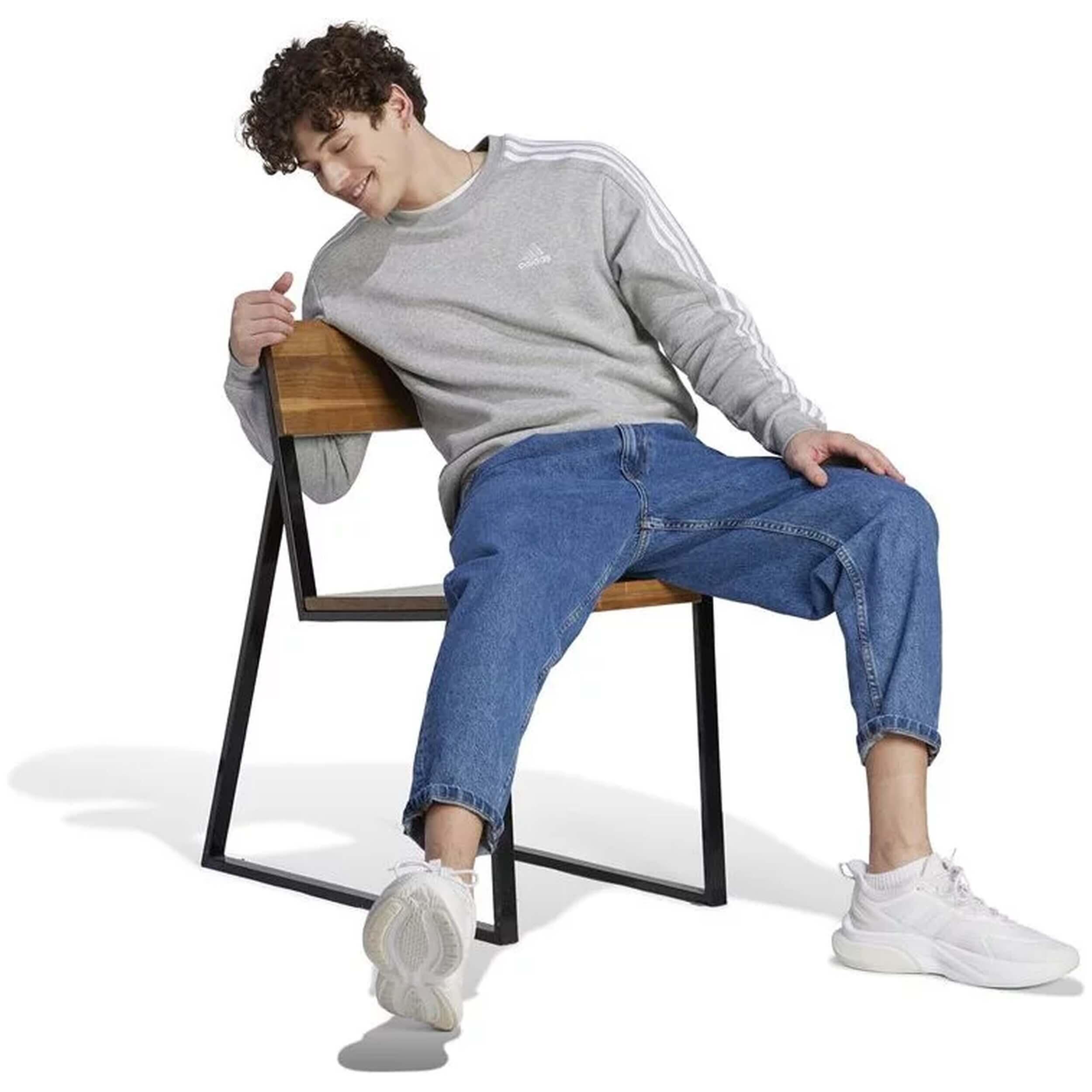 Felpa Adidas Essentials Fleece 3 bandas per uomini 4/5