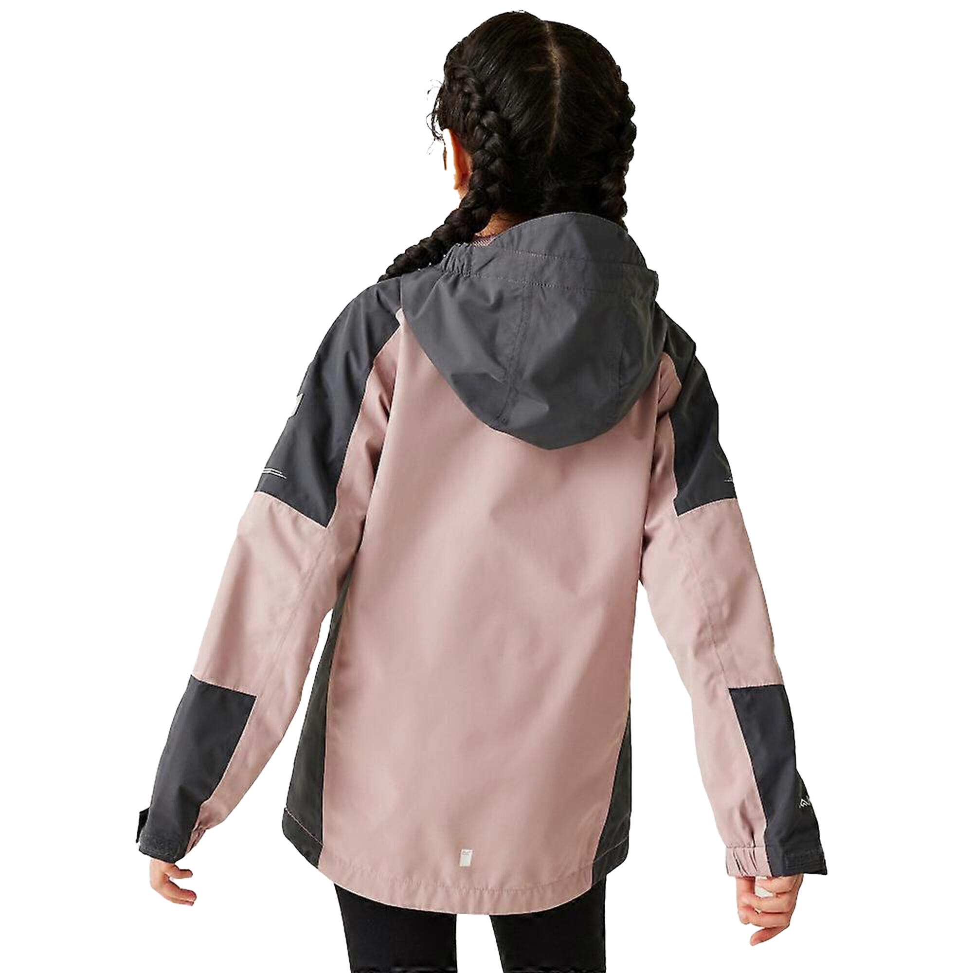 Veste Imperméable CALDERDALE Enfant (Mauve Clair / Gris Phoque) 2/3