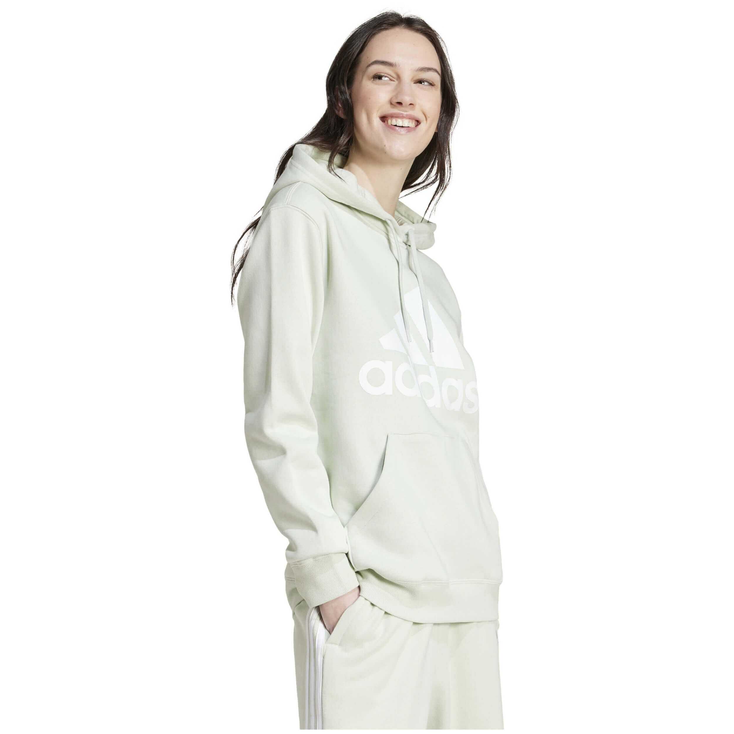 Sweat à capuche Adidas modèle IY4315 pour femmes 2/5