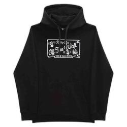 Sweat à capuche Vans modèle VN0008J0BLK1 pour unisexe