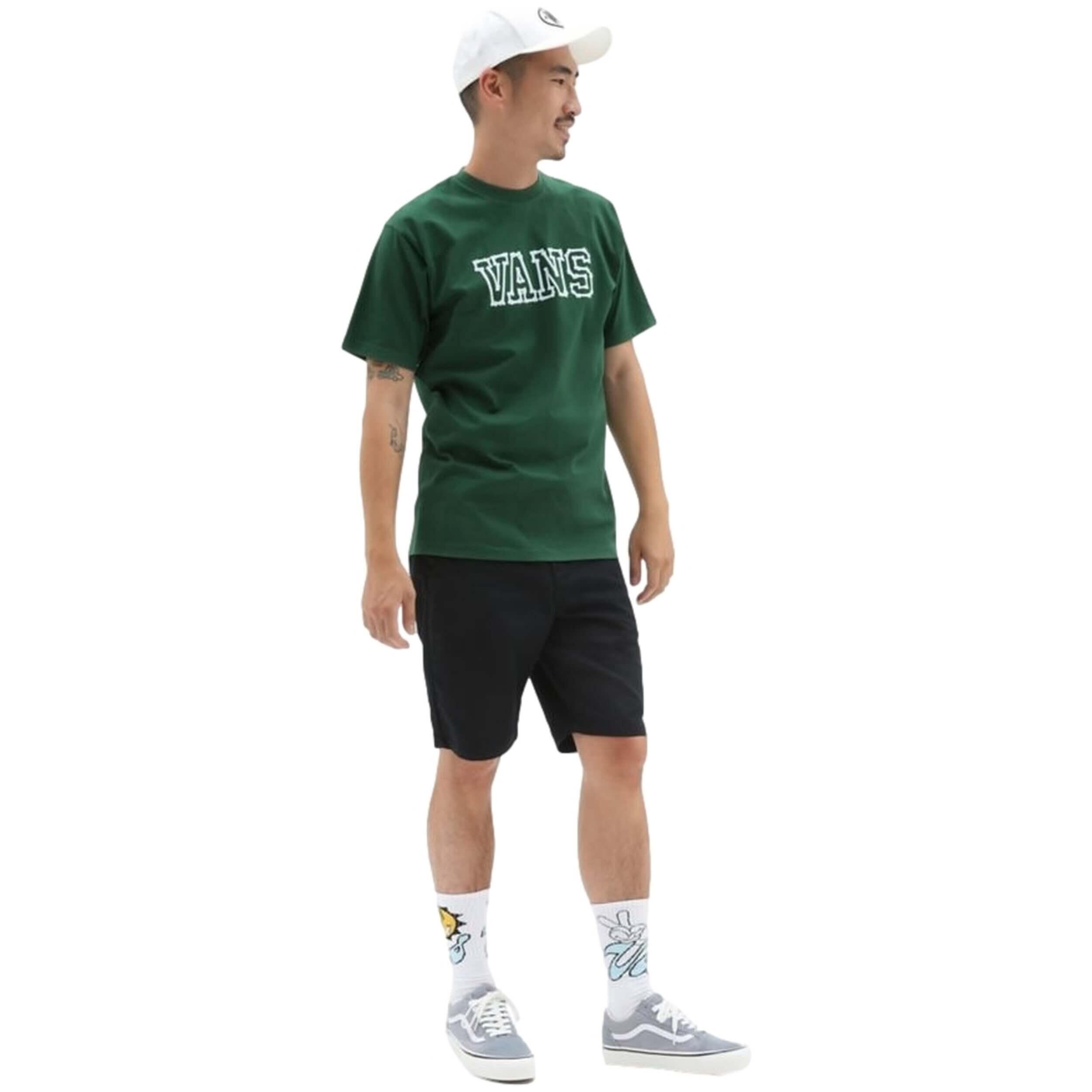 T-shirt met korte mouwen Vans model VN00003X07W1-GREEN voor mannen 2/5