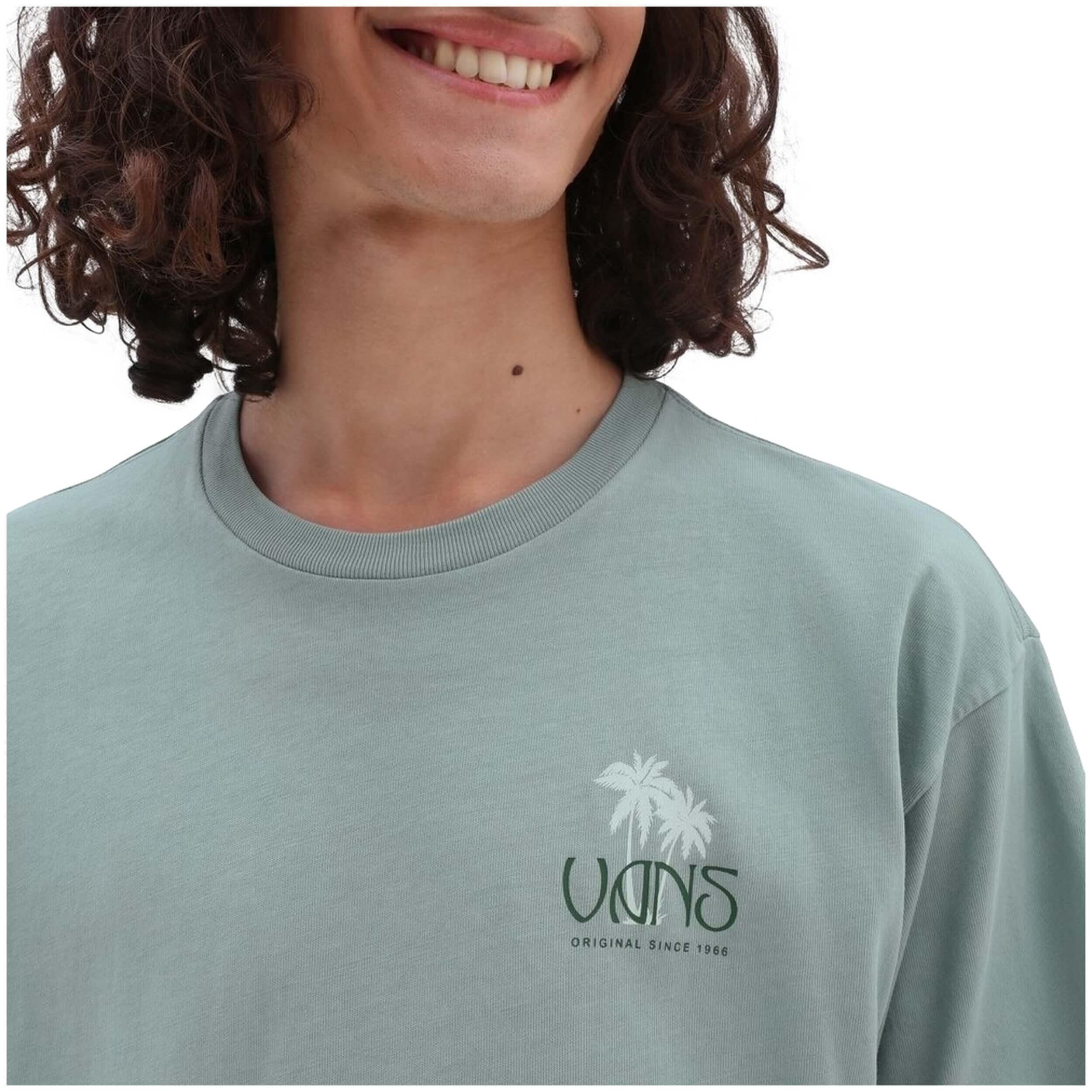 Maglia a maniche corte Vans modello VN0006CHRL61-GREEN per uomini 3/5