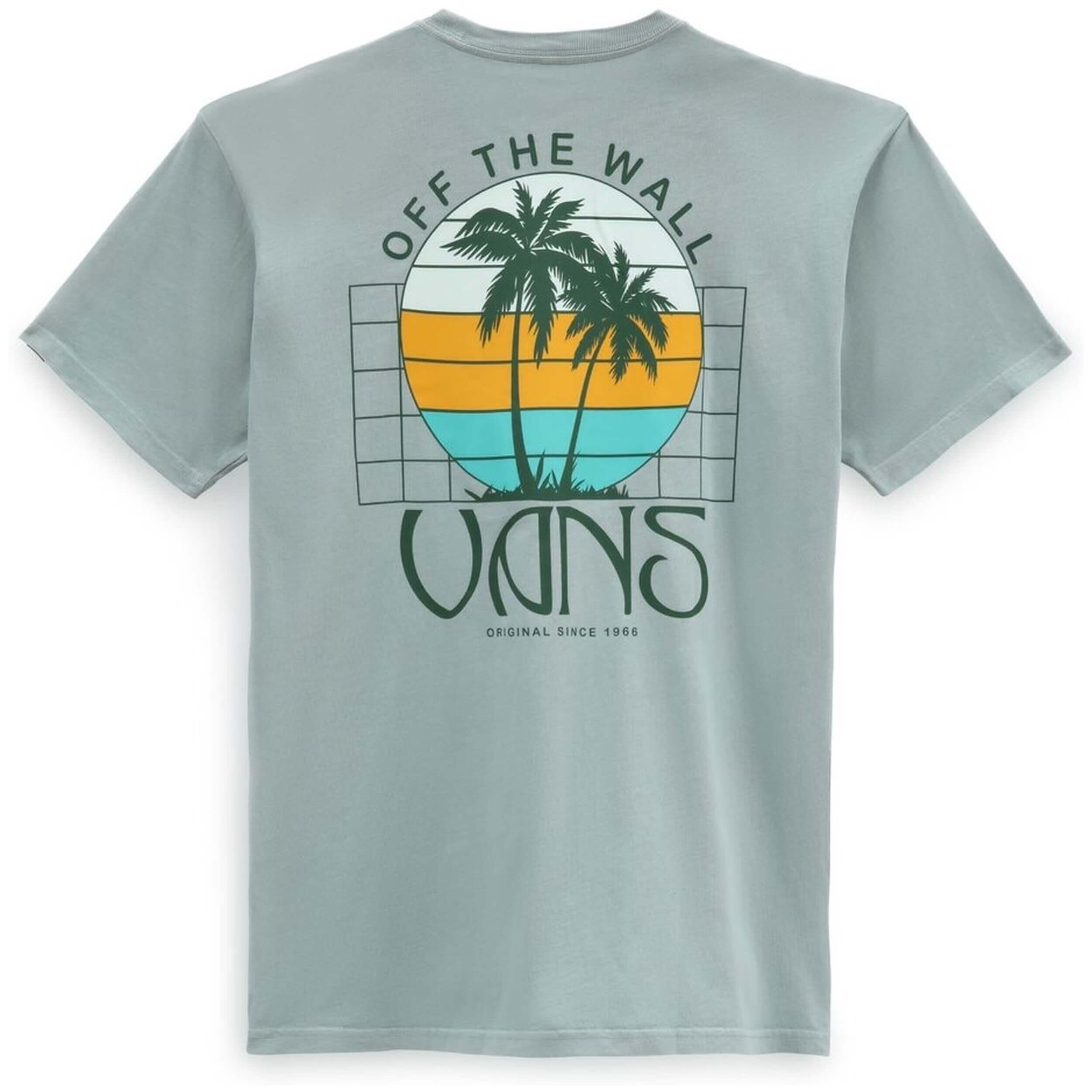 Maglia a maniche corte Vans modello VN0006CHRL61-GREEN per uomini 5/5