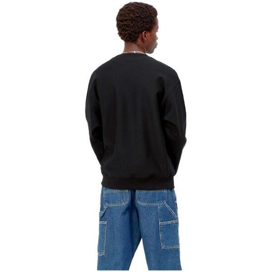 Felpa Carhartt wip modello I025475-89-BLACK per uomini