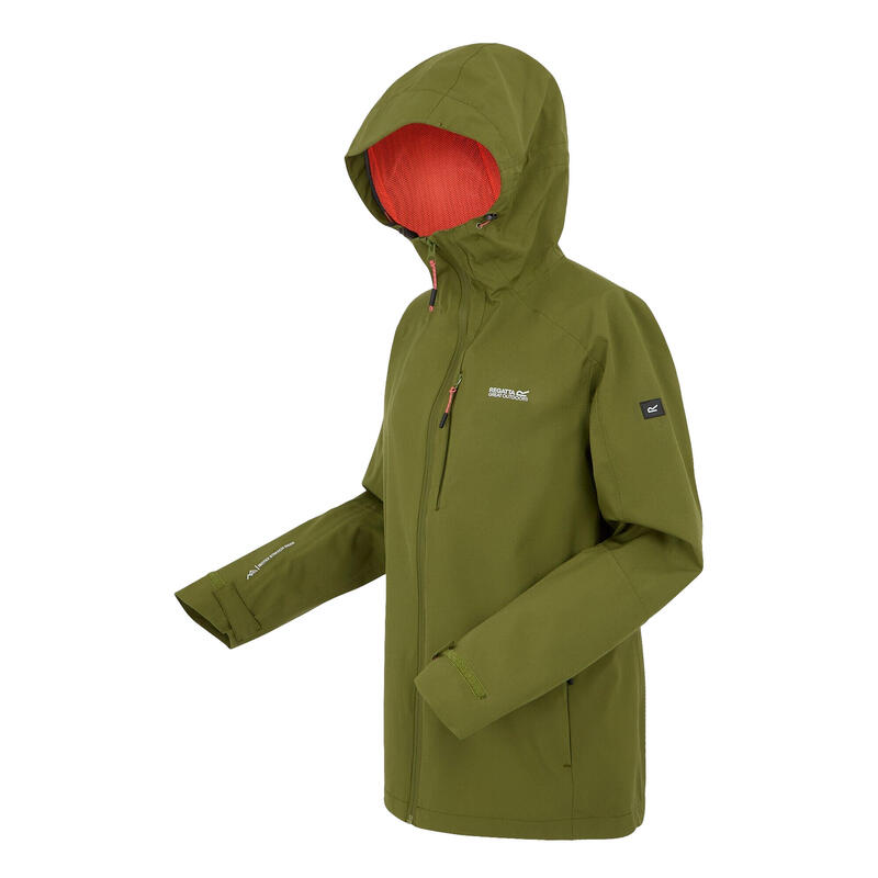 Veste Imperméable BIRCHDALE Femme (Vert Néphrite / Pêche Foncée)