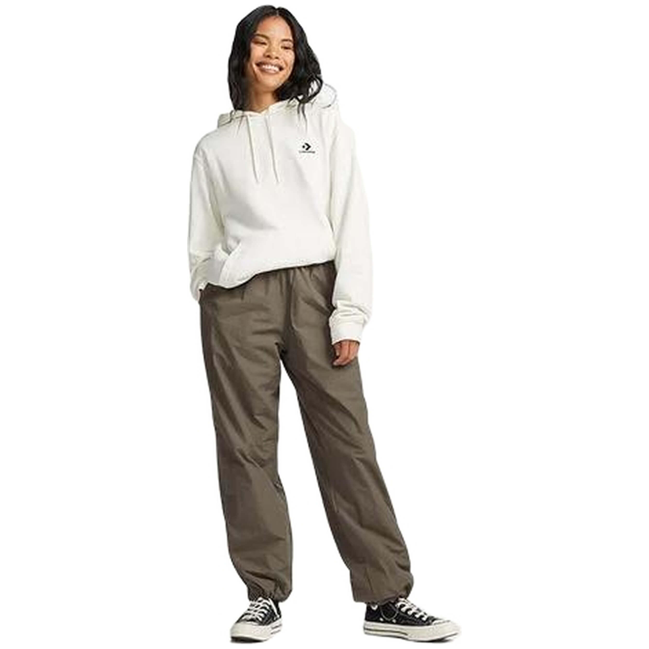 Felpa con cappuccio Converse modello 10023874-A14 per unisex 2/5