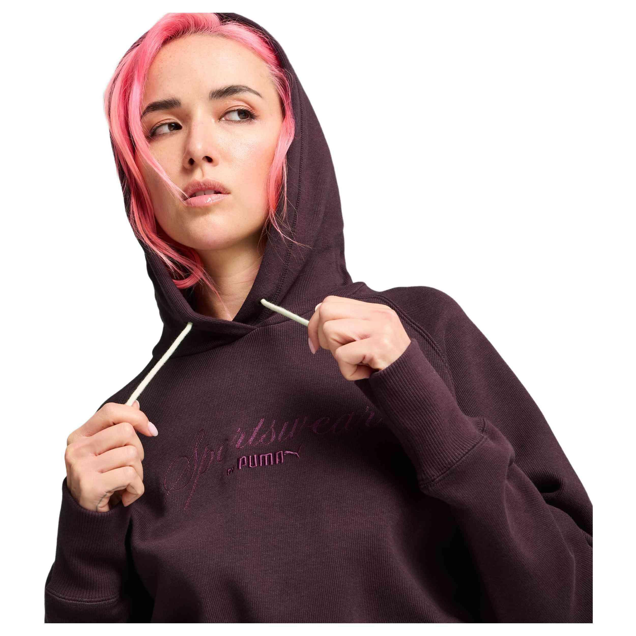 Sweat à capuche Puma modèle 626559-44 pour femmes 2/5