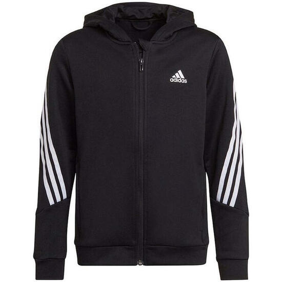 Sudadera con capucha Adidas Aeroready 3 Stripes para niños unisex