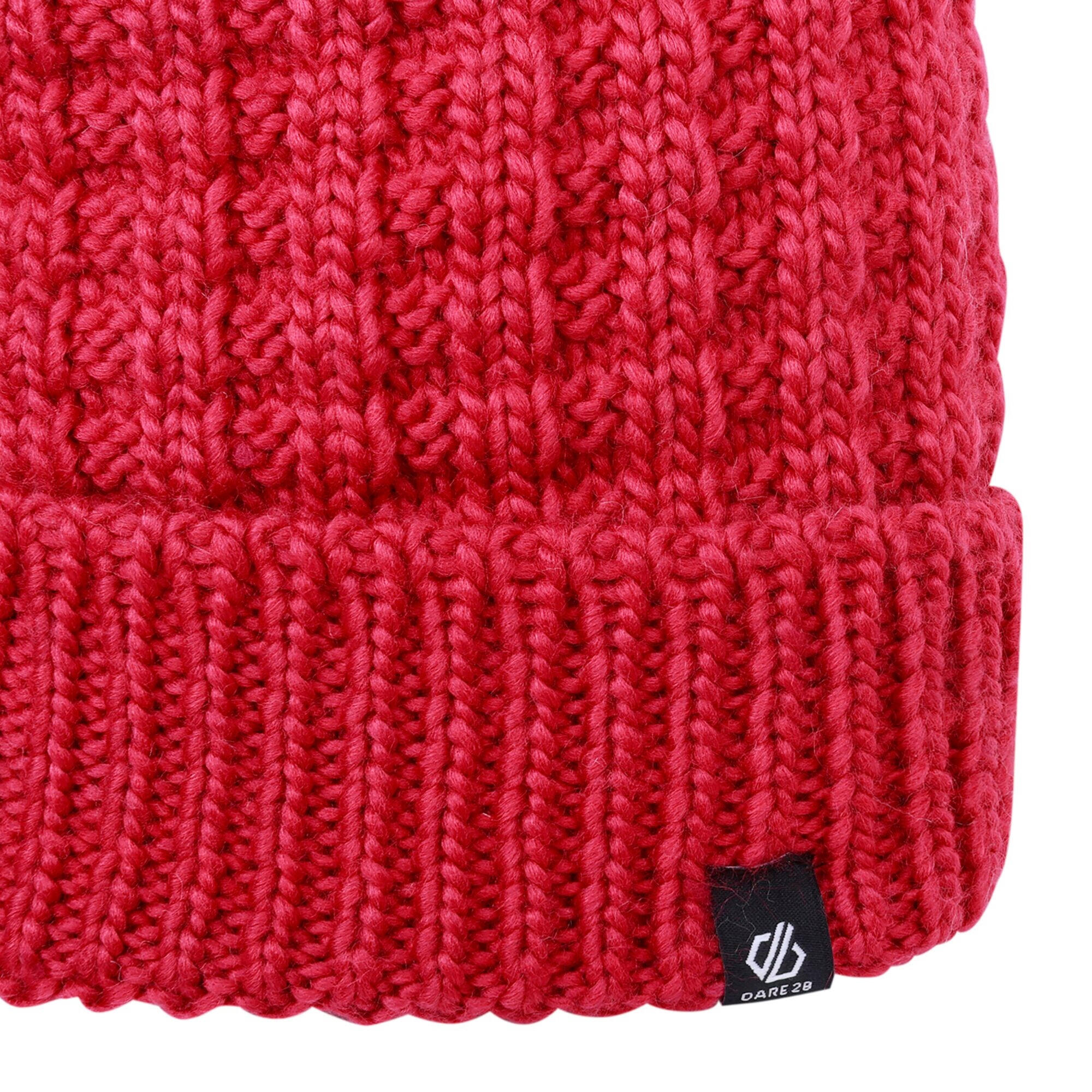 Bonnet CONVOKE Femme Dare 2B Rose Baie doublé polaire 3/4