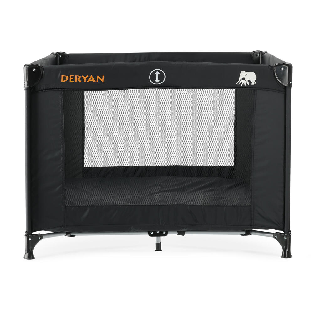 Deryan Playpen – Foldable Play Yard – 100x100 cm – Black
