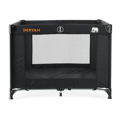 Deryan Parc pour Bébé – Parc Pliable – 100x100 cm – Noir