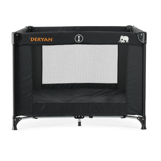 Deryan Parc pour Bébé – Parc Pliable – 100x100 cm – Noir