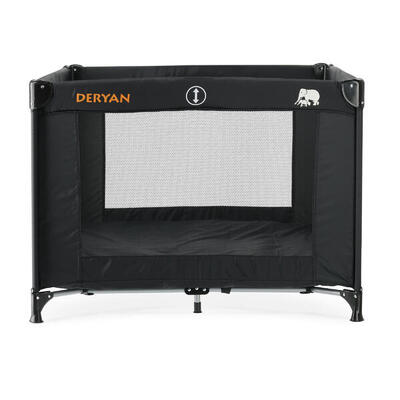 Deryan Box Bambini – Box Pieghevole – 100x100 cm – Nero