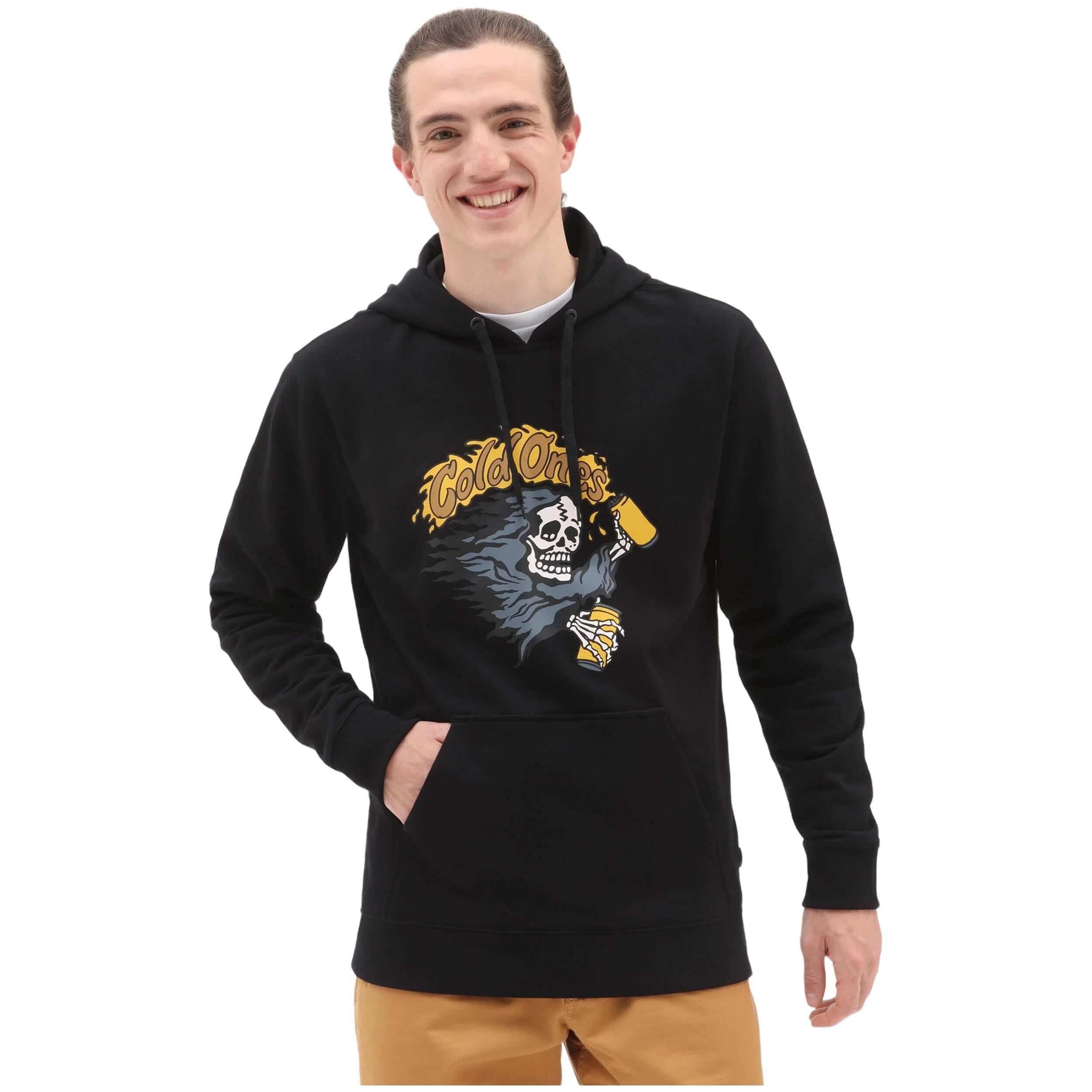 Vans - Sweat À Capuche Vans Modèle Vn000085blk1 Pour Homme - Sweat-shirt - Noir - Decathlon