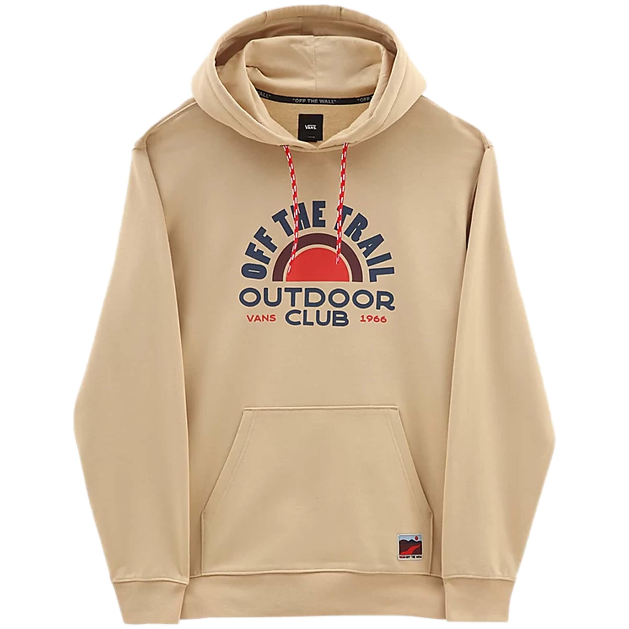 Felpa con cappuccio Vans modello VN000089YUU-BEIGE per uomini 4/5