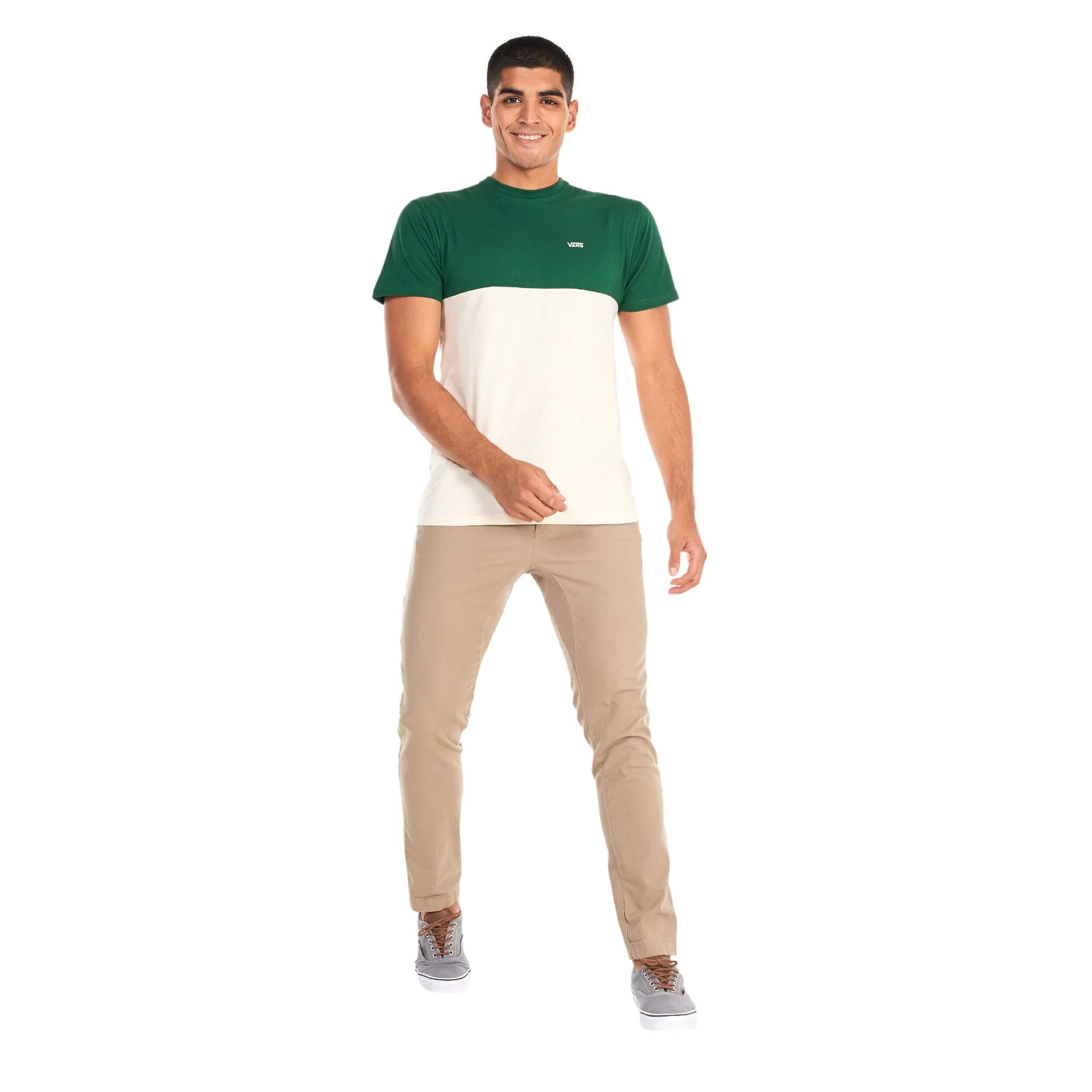 Maglia a maniche corte Vans Colorblock per uomini 3/4