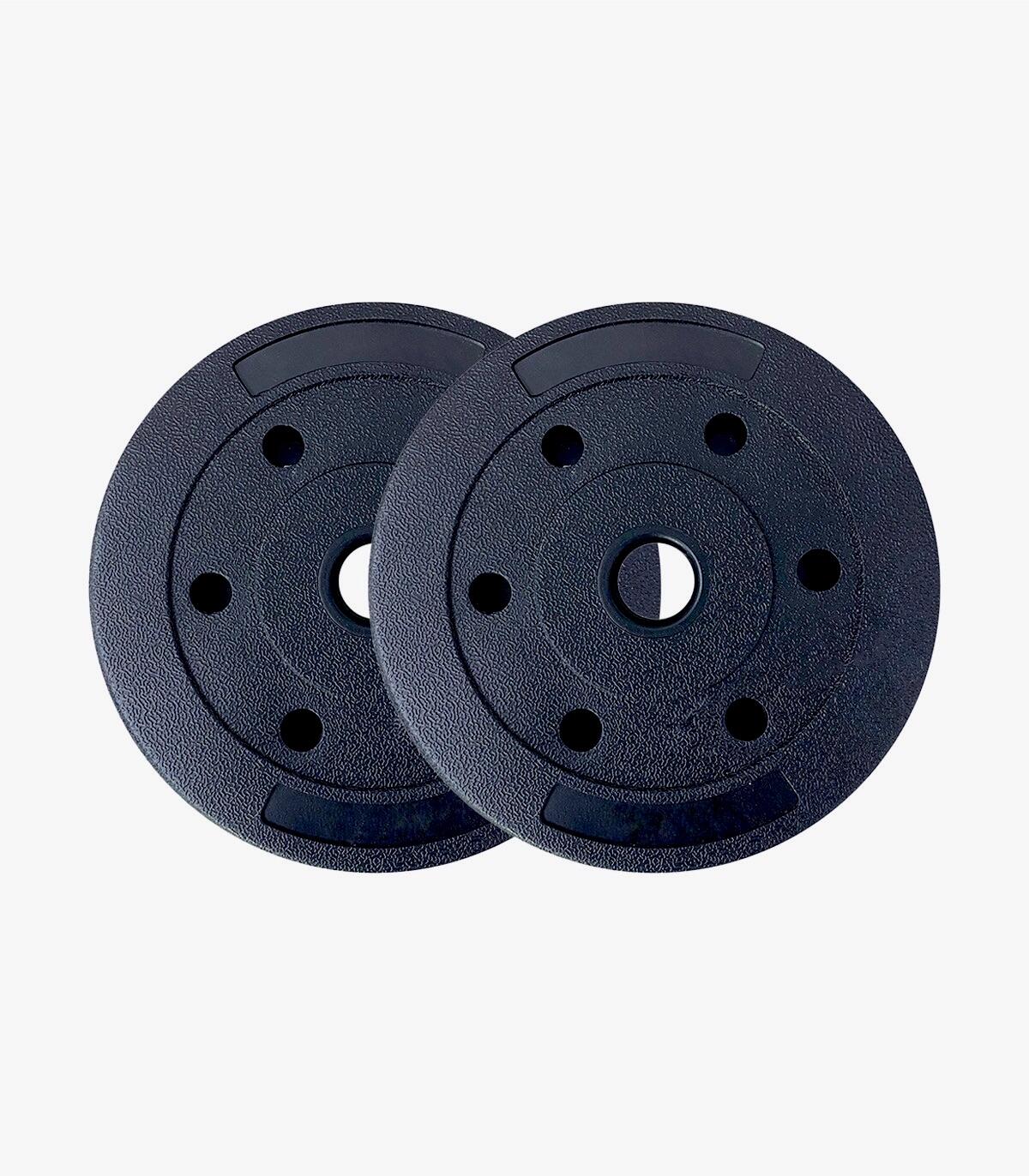 Discos de Pasta Musculación 15kg 25mm Fitness Tech  - Set 2 unidades 2/5