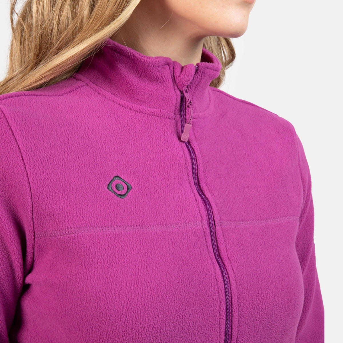 Fodera sportiva in pile con mezza zip SUTTON W da donna di Izas 6/7