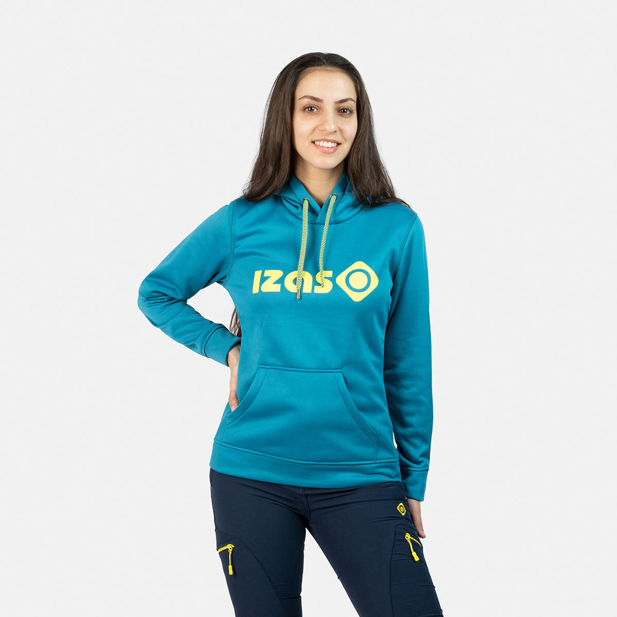 Sweat à capuche pour femme DUERO d'IZAS : style et fonctionnalité 3/6