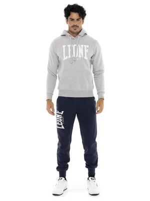 Leone basic vintage heren winter geborsteld trainingspak met capuchon