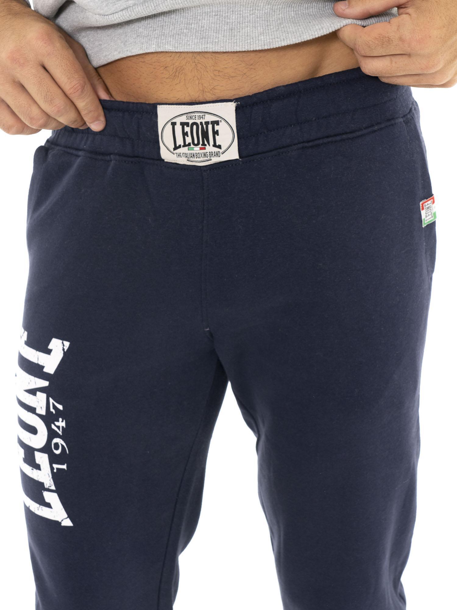 Fato de treino escovado de inverno masculino Leone Basic Vintage com capuz 3/7