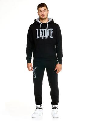 Leone basic vintage heren winter geborsteld trainingspak met capuchon