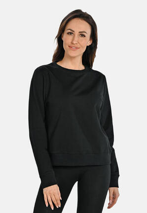 Damen-Sweatshirt aus Baumwolle mit Rundhalsausschnitt Teyli Ellis