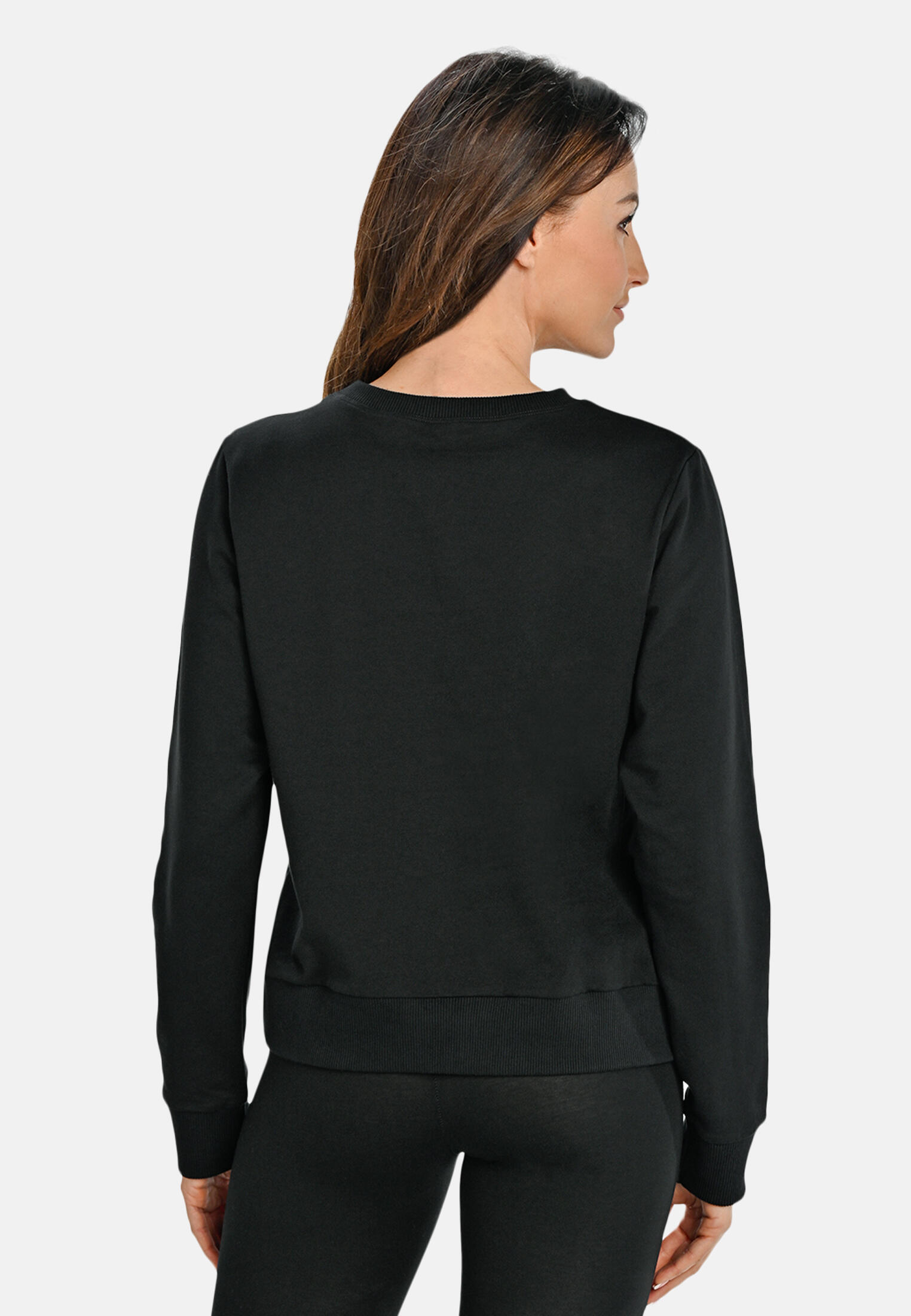 Felpa da donna in cotone con scollo rotondo Teyli Ellis 2/6