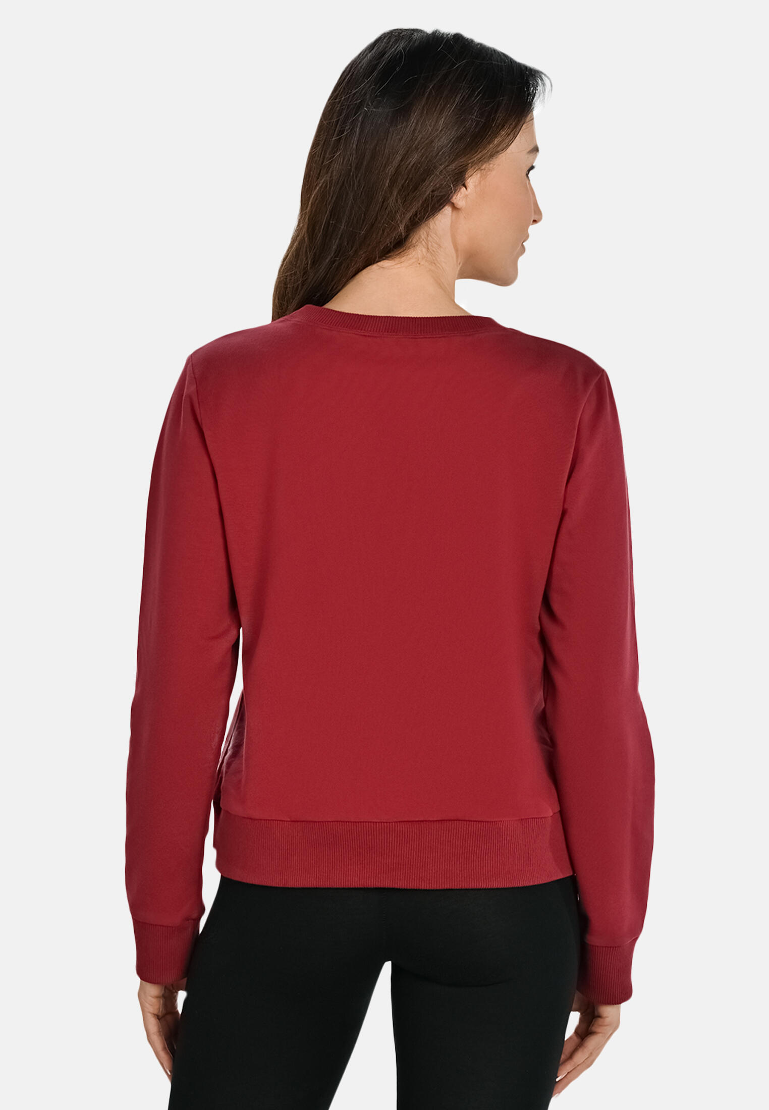 Felpa da donna in cotone con scollo rotondo Teyli Ellis 2/6
