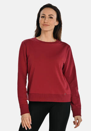Damen-Sweatshirt aus Baumwolle mit Rundhalsausschnitt Teyli Ellis